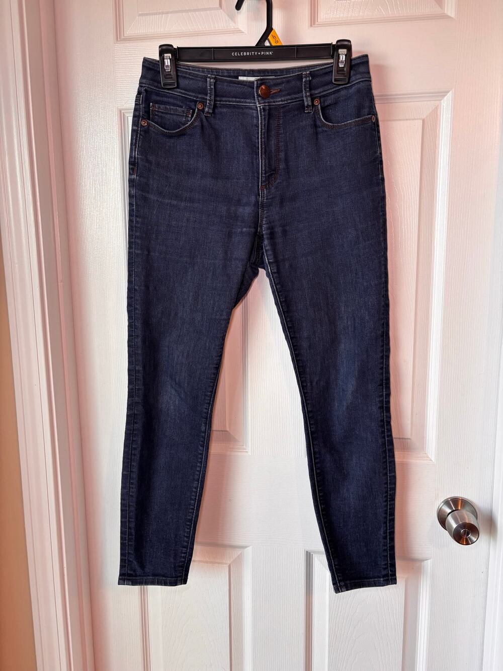 LOFT Women’s Size 25/0 Dark Wash Skinny Jeans Stretch Denim